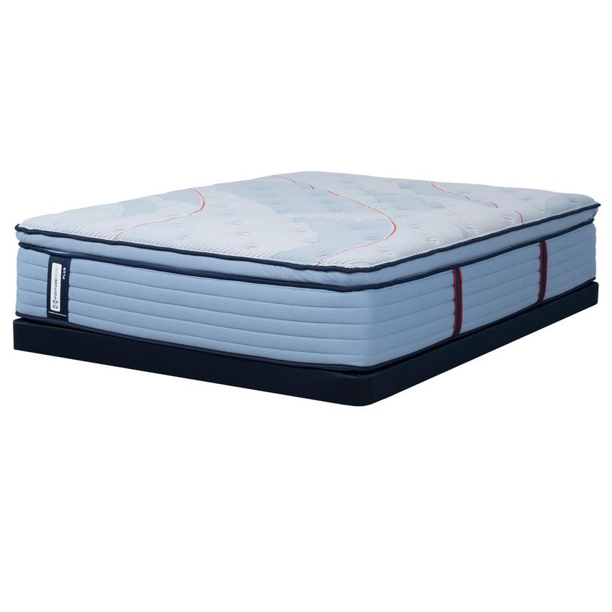 Plus Plainfield EPT Soft King Mattress w/Low Foundation by Sealy Posturepedic Plus main image, 1 of 4 images.