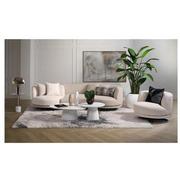 Rhea Cream Swivel Chair  alternate image, 2 of 10 images.