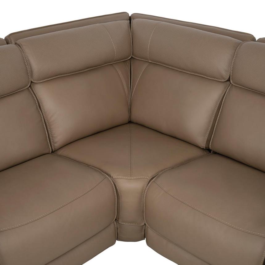 Mambo Leather Power Reclining Sectional with 4PCS/2PWR  alternate image, 5 of 10 images.