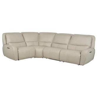 Tango Leather Power Reclining Sectional with 4PCS/2PWR