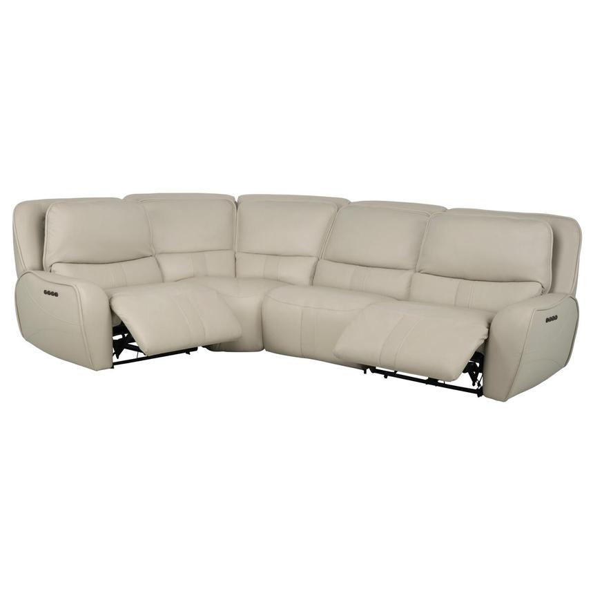 Tango Leather Power Reclining Sectional with 4PCS/2PWR alternate image, 2 of 11 images.