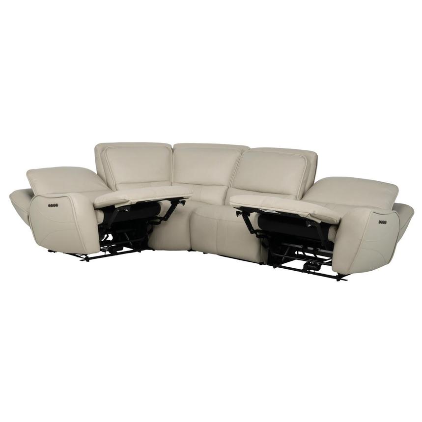 Tango Leather Power Reclining Sectional with 4PCS/2PWR alternate image, 4 of 12 images.