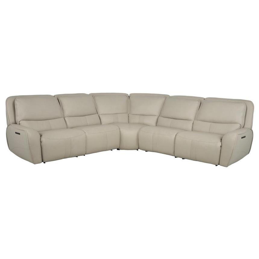 Tango Leather Power Reclining Sectional with 5PCS/3PWR main image, 1 of 9 images.