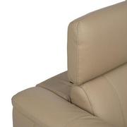 Cordova Dark Cream Leather Power Reclining Sectional with 5PCS/2PWR  alternate image, 7 of 10 images.
