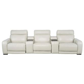 Rumba Home Theater Leather Seating with 5PCS/3PWR
