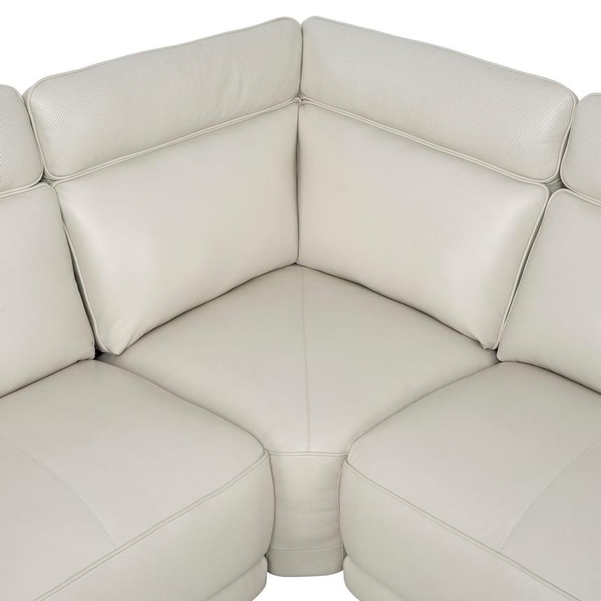 Rumba Leather Power Reclining Sectional with 5PCS/3PWR alternate image, 4 of 13 images.