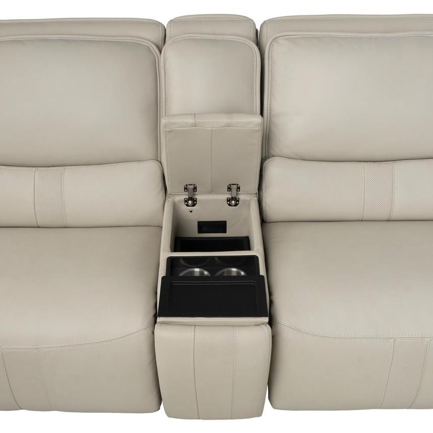 Tango Leather Power Reclining Sectional with 6PCS/2PWR  alternate image, 9 of 15 images.