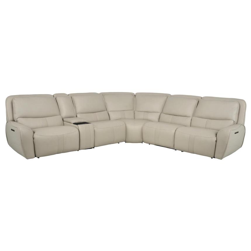 Tango Leather Power Reclining Sectional with 6PCS/2PWR main image, 1 of 15 images.