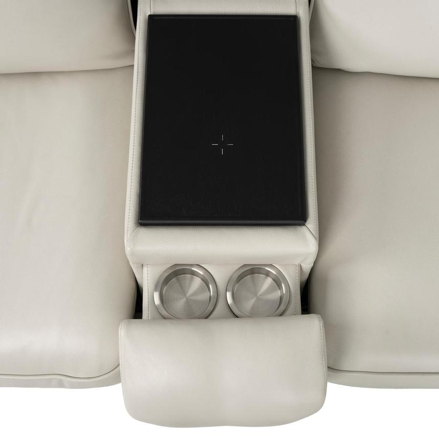 Rumba Leather Power Reclining Sectional with 6PCS/2PWR  alternate image, 8 of 16 images.