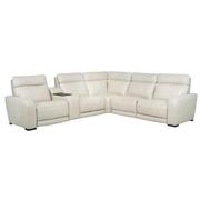 Rumba Leather Power Reclining Sectional with 6PCS/3PWR  main image, 1 of 16 images.