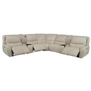 Tango Leather Power Reclining Sectional with 7PCS/3PWR  alternate image, 2 of 15 images.