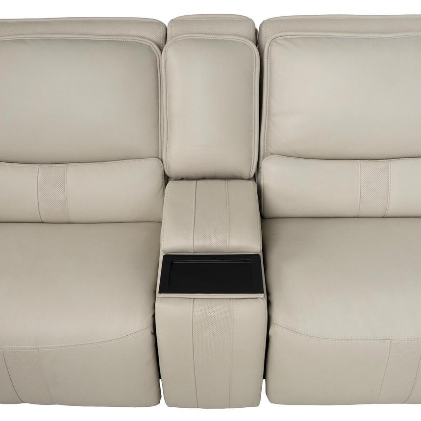 Tango Leather Power Reclining Sectional with 7PCS/3PWR  alternate image, 8 of 15 images.