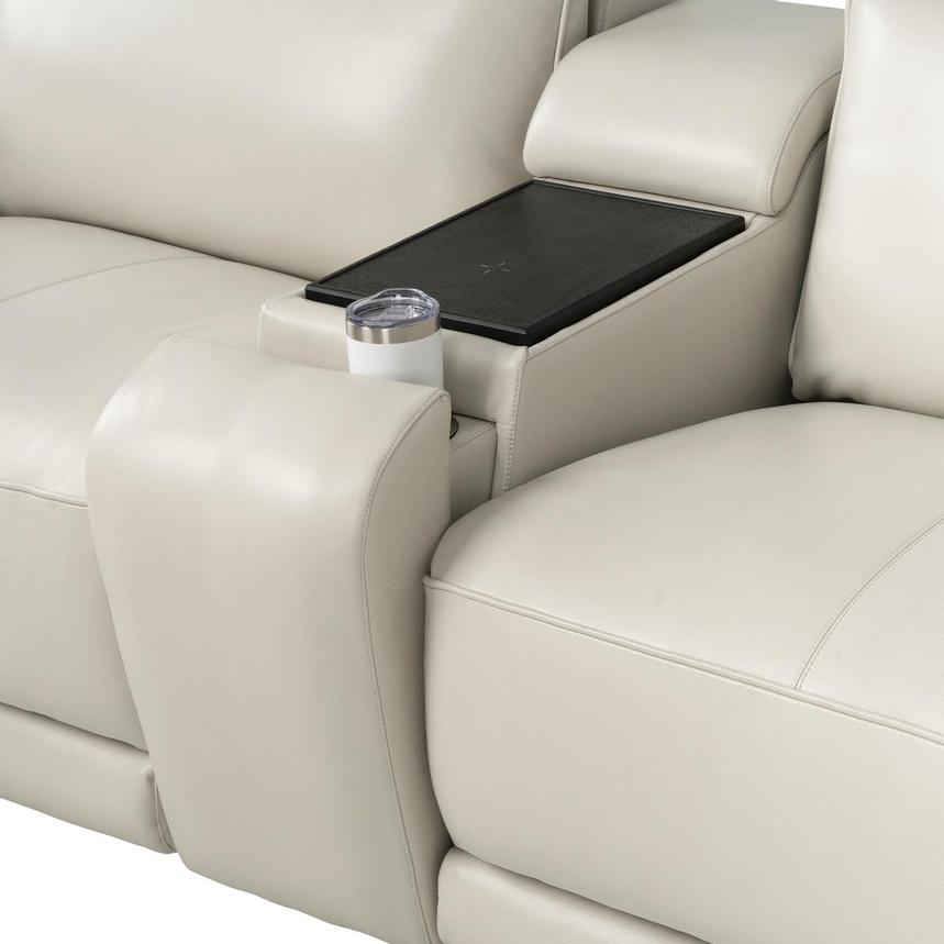 Rumba Leather Power Reclining Sectional with 7PCS/3PWR  alternate image, 6 of 18 images.