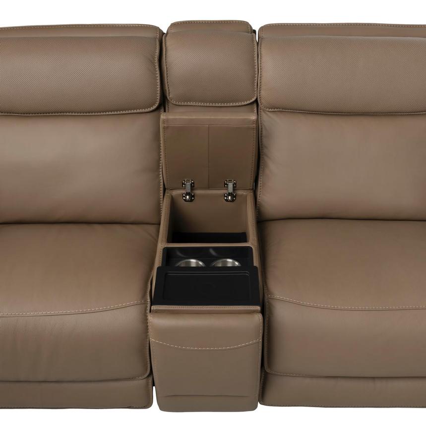 Mambo Leather Power Reclining Sectional with 6PCS/2PWR alternate image, 8 of 12 images.