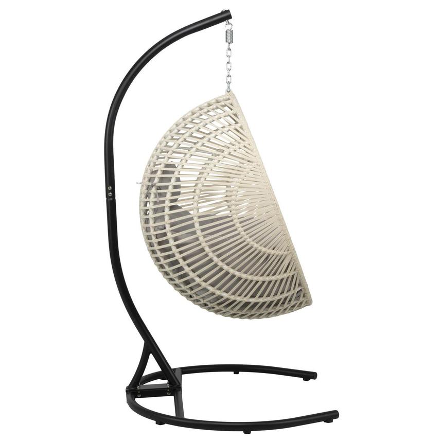 Globe White Hanging Chair  alternate image, 3 of 8 images.