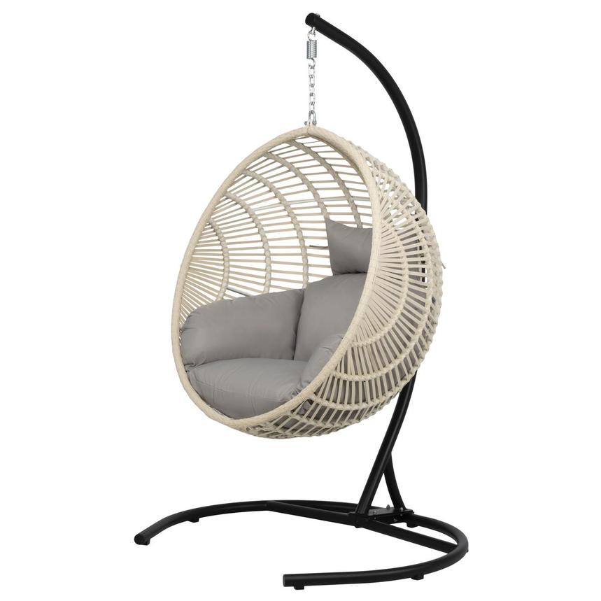 Globe Ivory Hanging Chair  main image, 1 of 8 images.