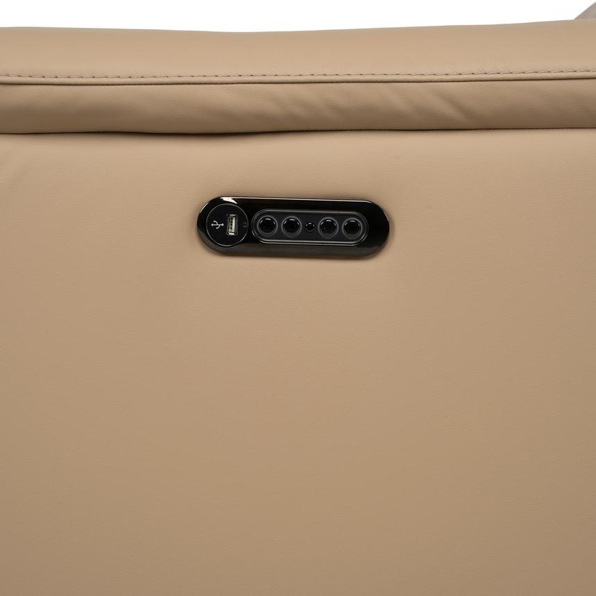 Cordova Dark Cream Home Theater Leather Seating with 5PCS/3PWR  alternate image, 11 of 12 images.