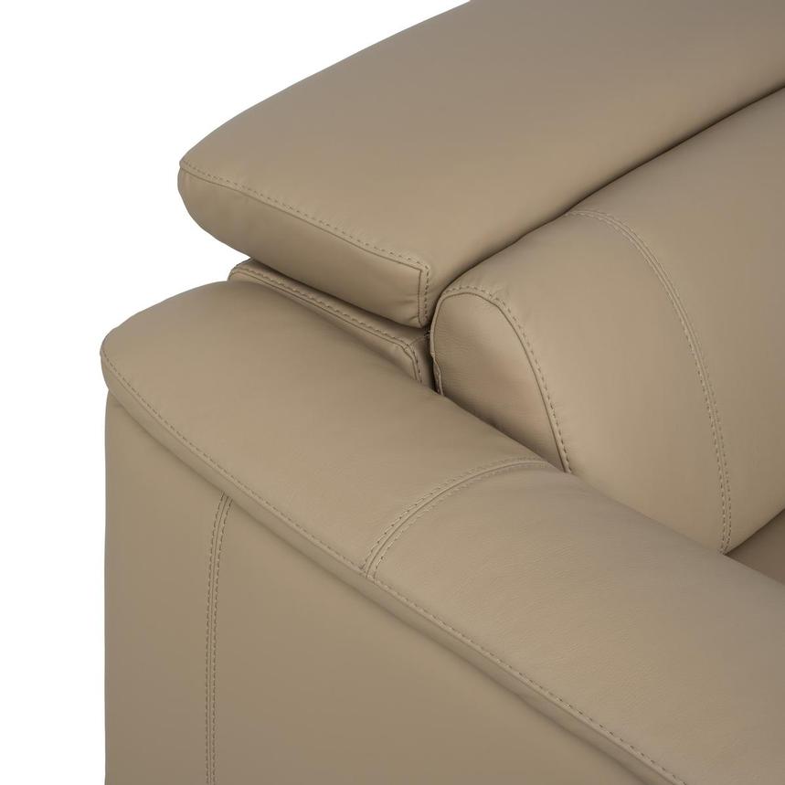 Cordova Dark Cream Home Theater Leather Seating with 5PCS/2PWR alternate image, 6 of 11 images.