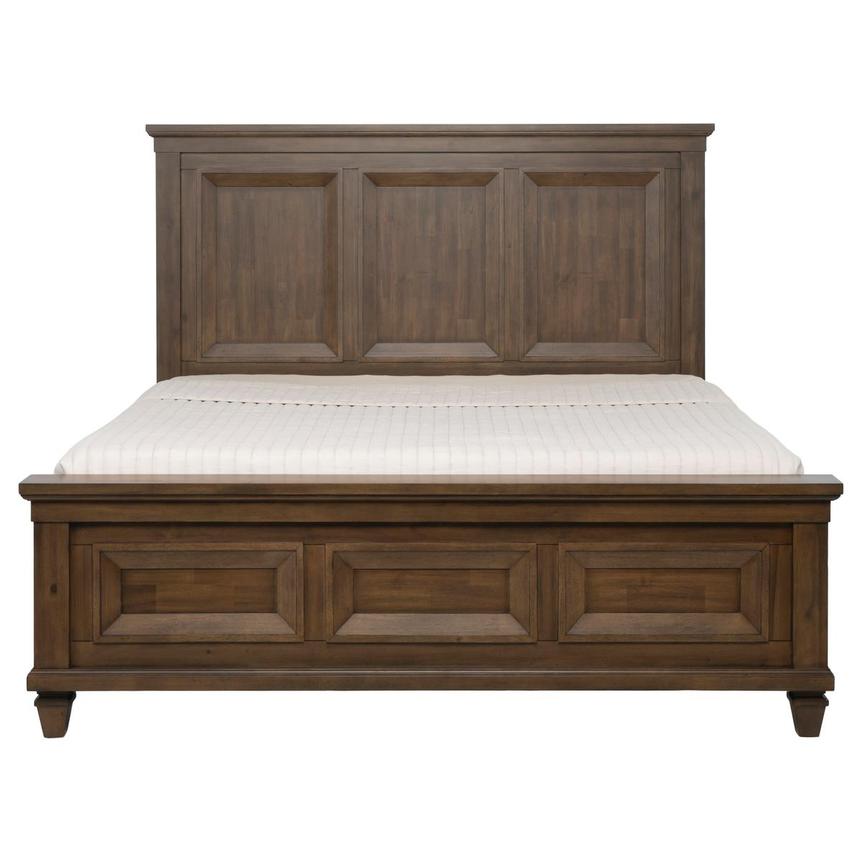 Marisol Brown King Panel Bed alternate image, 2 of 7 images.