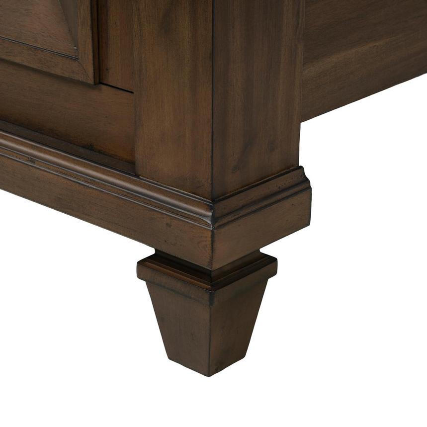 Marisol Brown King Panel Bed alternate image, 7 of 7 images.