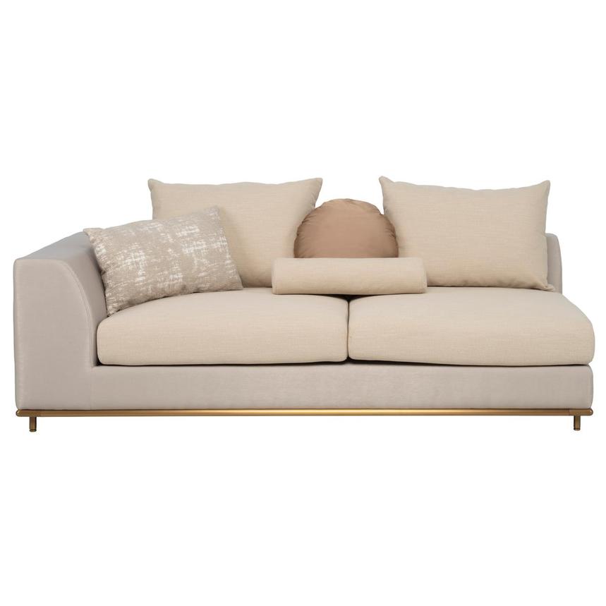 Hanna Beige Left Sofa  alternate image, 3 of 11 images.