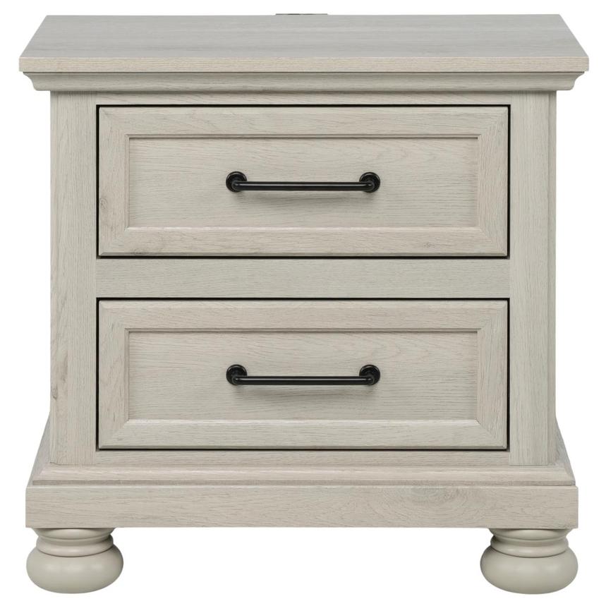 Lenox Grey Nightstand  main image, 1 of 10 images.