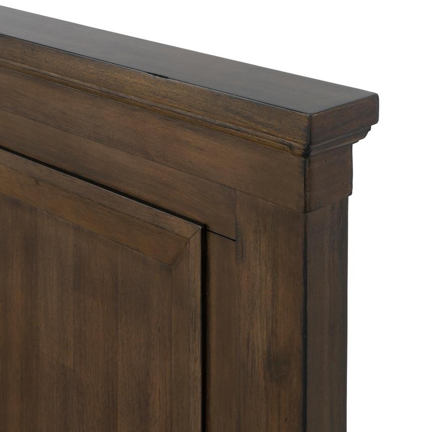 Marisol Brown Queen Panel Bed  alternate image, 6 of 7 images.