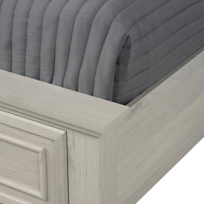 Lenox Grey Queen Storage Bed alternate image, 7 of 9 images.