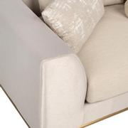 Hanna Beige Sectional Sofa w/Right Chaise  alternate image, 7 of 12 images.