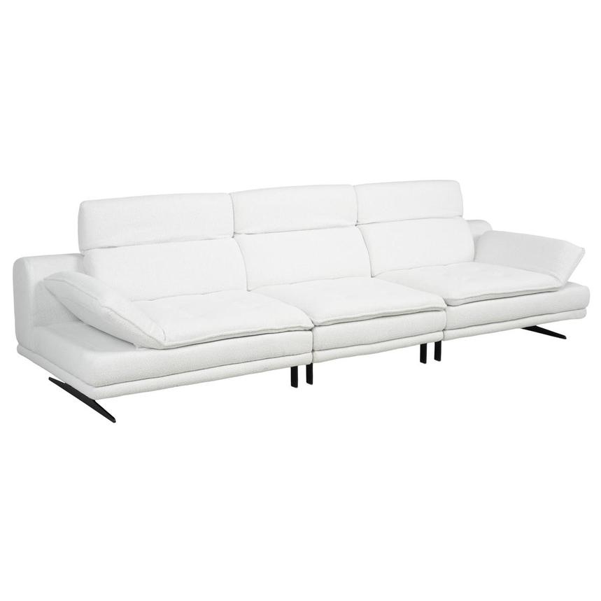 Belana White Swivel Sofa  alternate image, 3 of 13 images.