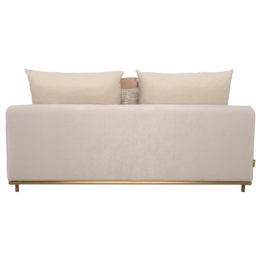 Hanna Beige Armless Loveseat  alternate image, 5 of 10 images.