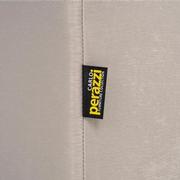 Hanna Beige Armless Loveseat  alternate image, 10 of 10 images.