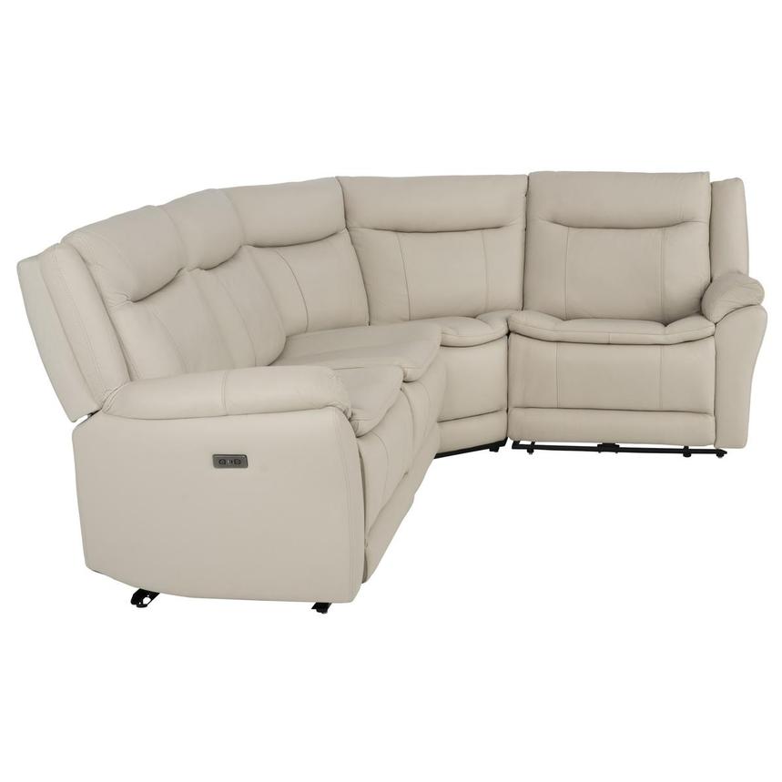 Benjamin Leather Sectional Sofa with 4PCS/2PWR alternate image, 4 of 10 images.