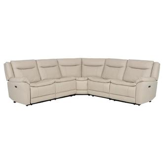 Benjamin Leather Sectional Sofa with 5PCS/3PWR
