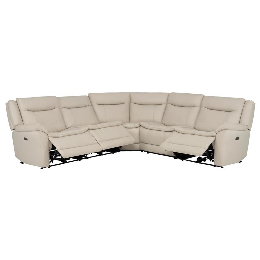 Benjamin Leather Sectional Sofa with 5PCS/3PWR  alternate image, 3 of 10 images.