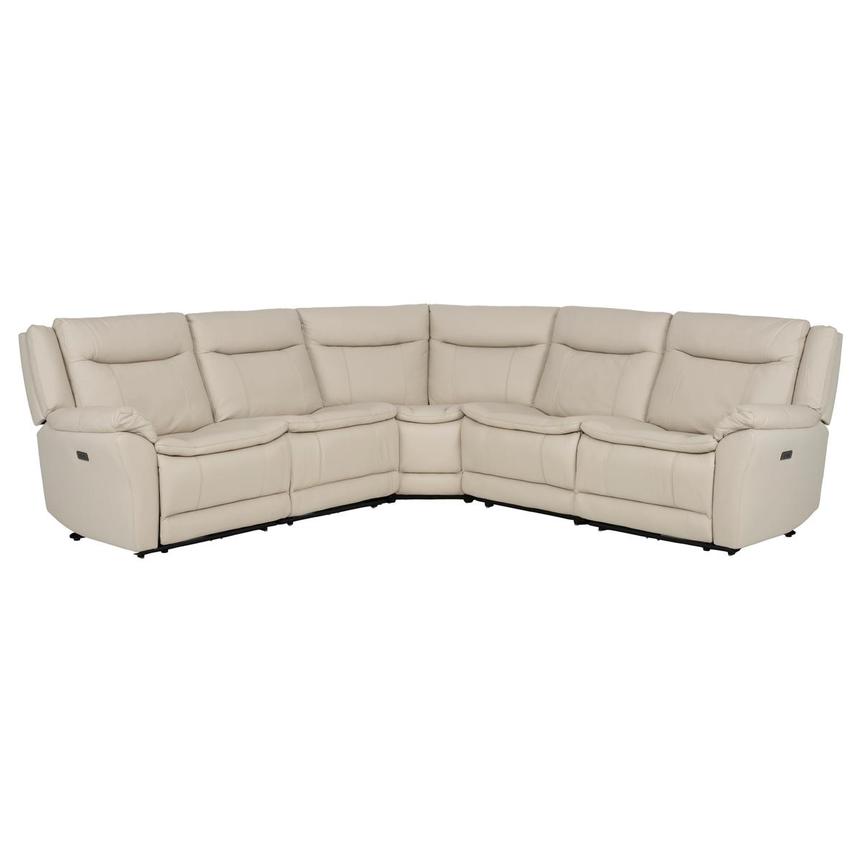 Benjamin Leather Sectional Sofa with 5PCS/3PWR main image, 1 of 10 images.