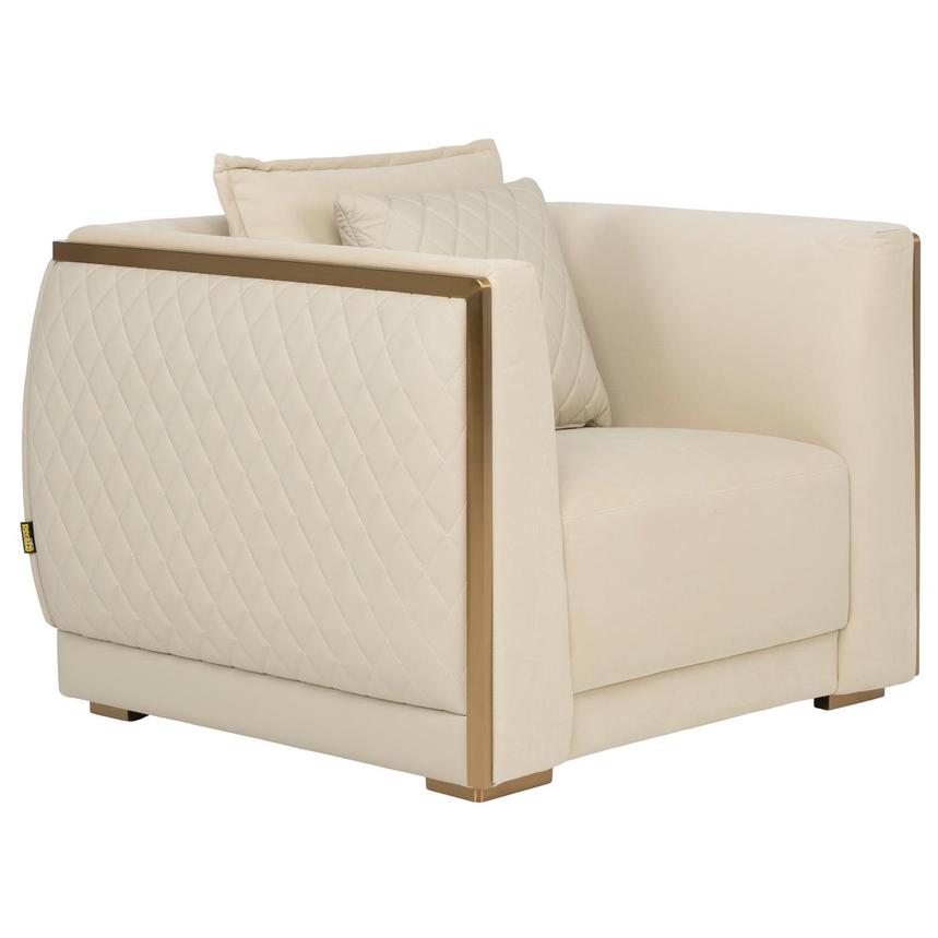Madelyn Cream Accent Chair alternate image, 4 of 9 images.