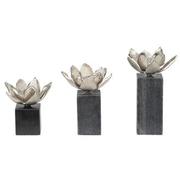 Zendaya Silver Set of 3 Sculptures  alternate image, 2 of 5 images.