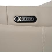 Luke 2.0 Taupe Leather Power Reclining Sectional with 6PCS/2PWR  alternate image, 11 of 11 images.