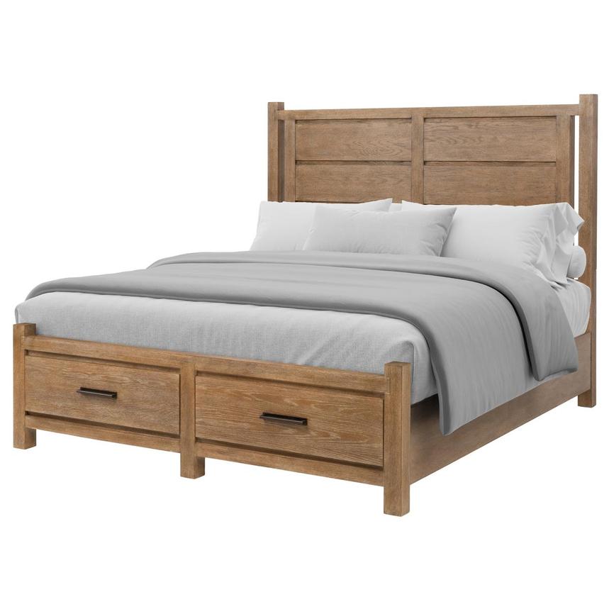 Joshua Queen Storage Bed  main image, 1 of 8 images.