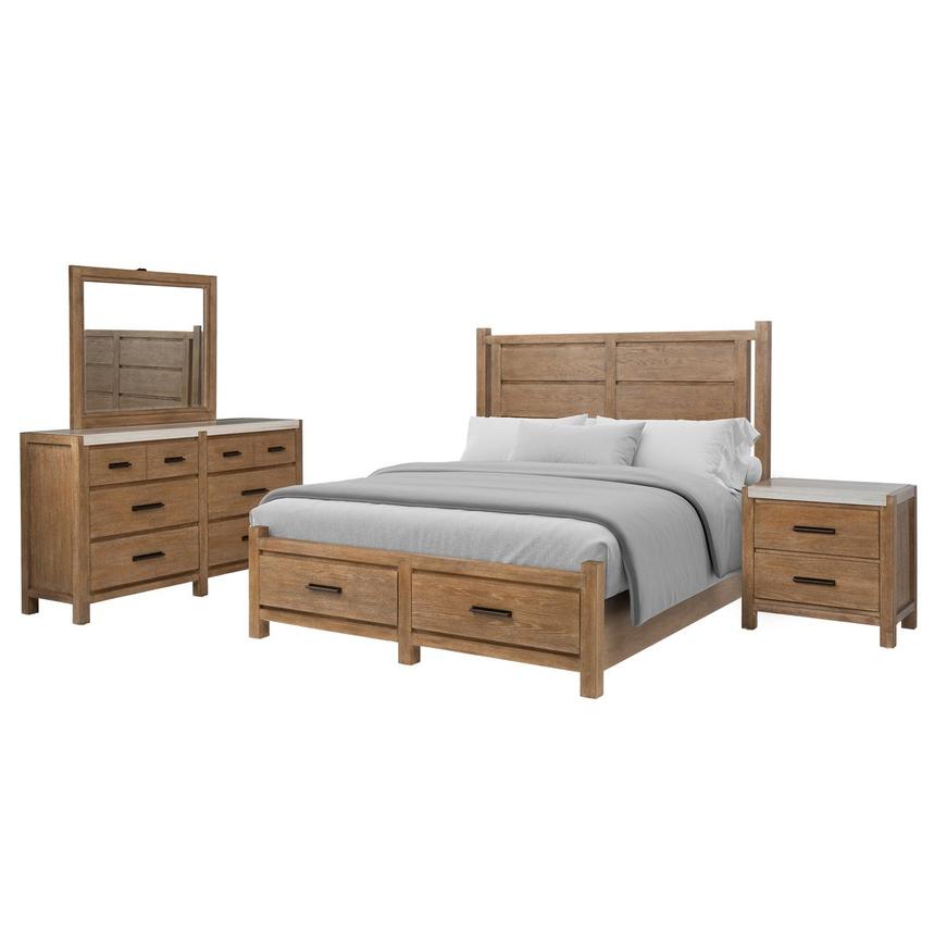 Joshua 4-Piece King Bedroom Set  main image, 1 of 6 images.