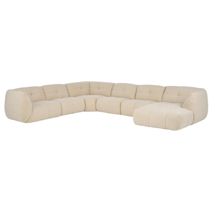 Moosh Sectional Sofa 6PC w/Right Chaise  main image, 1 of 8 images.