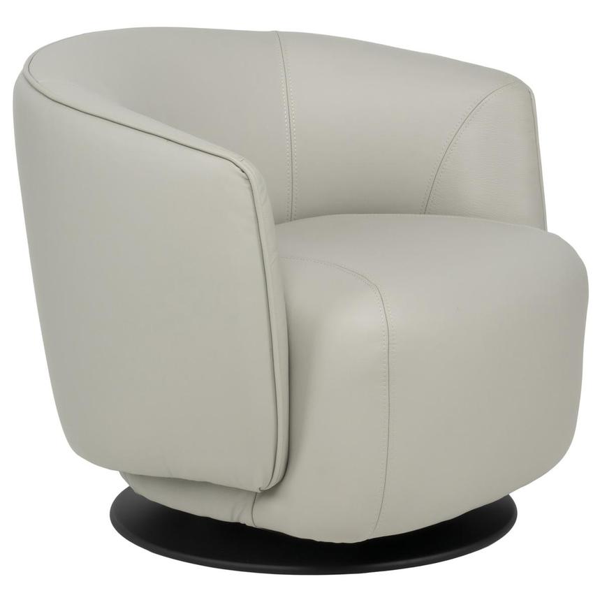 Aurelia Light Gray Swivel Rocker Chair  alternate image, 3 of 9 images.