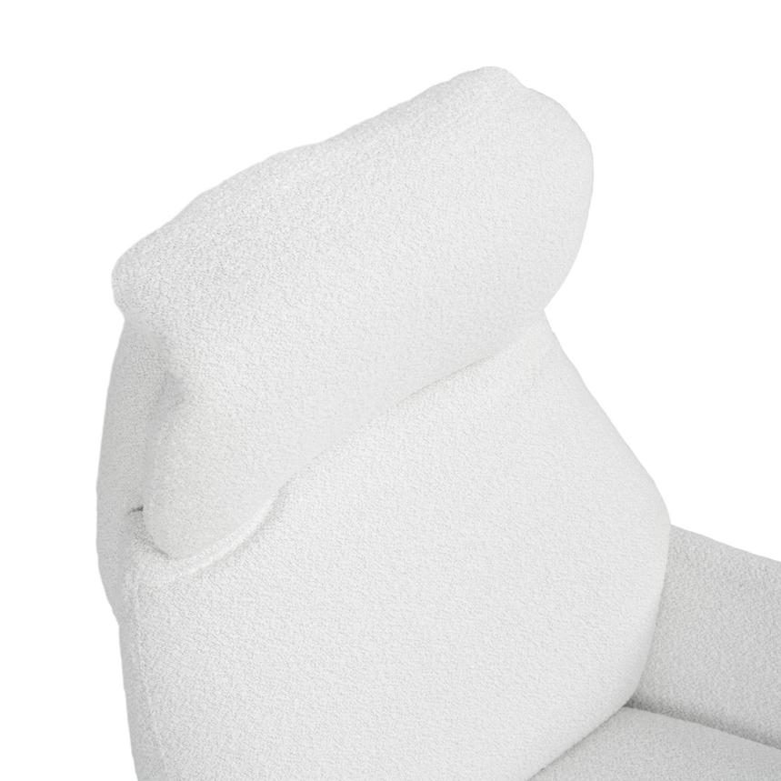 Ezio White Power Swivel Recliner w/Massage alternate image, 11 of 15 images.