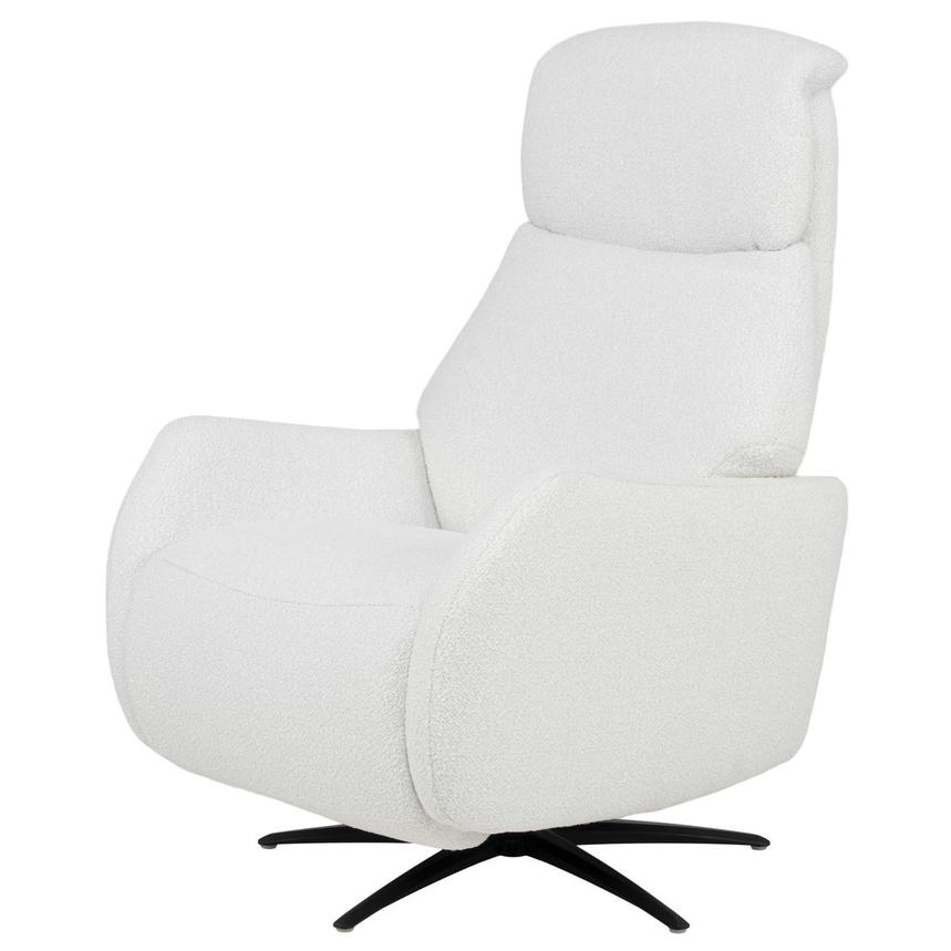 Ezio White Power Swivel Recliner w/Massage main image, 1 of 15 images.