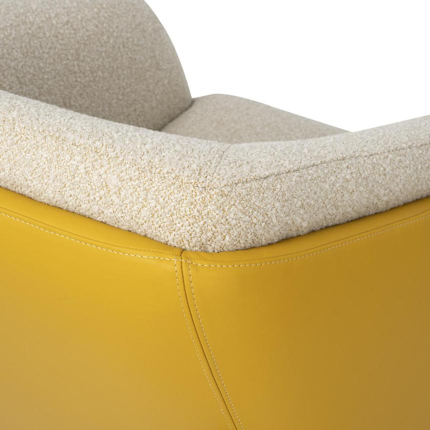 Sabrina II Yellow Accent Chair  alternate image, 8 of 9 images.