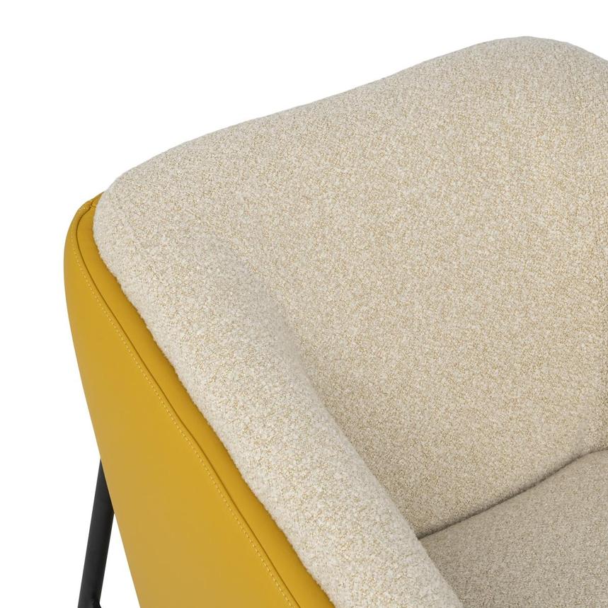 Sabrina II Yellow Accent Chair  alternate image, 6 of 9 images.