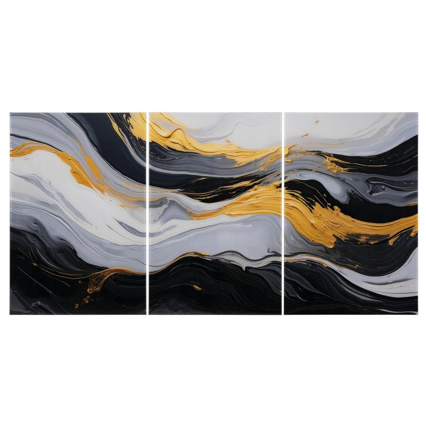 Smoke and Gold Wall Art  main image, 1 of 4 images.