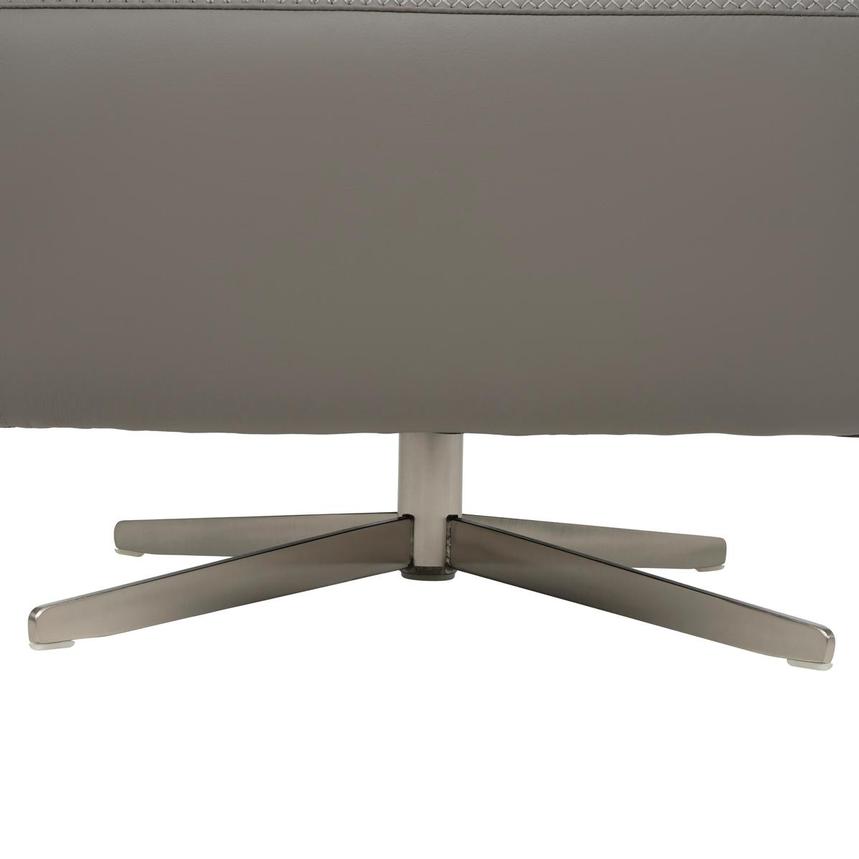 Tivona Gray Swivel Chair  alternate image, 8 of 9 images.