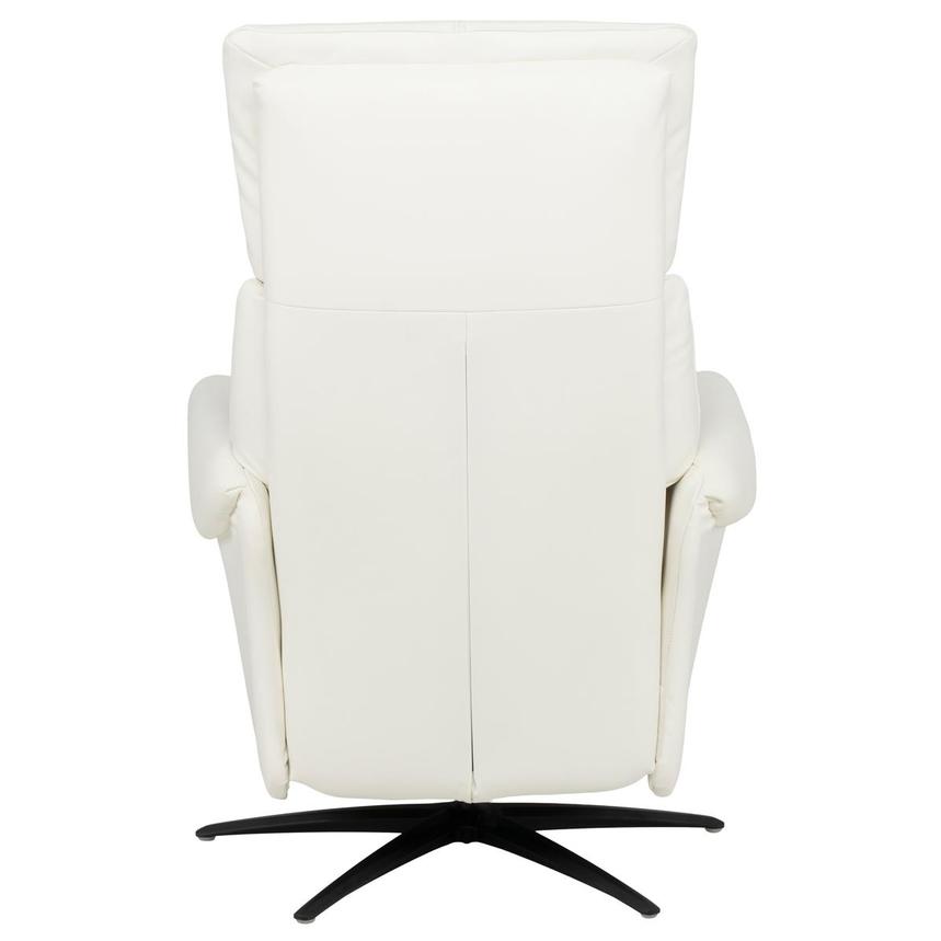 Torrence White Leather Power Recliner  alternate image, 3 of 16 images.